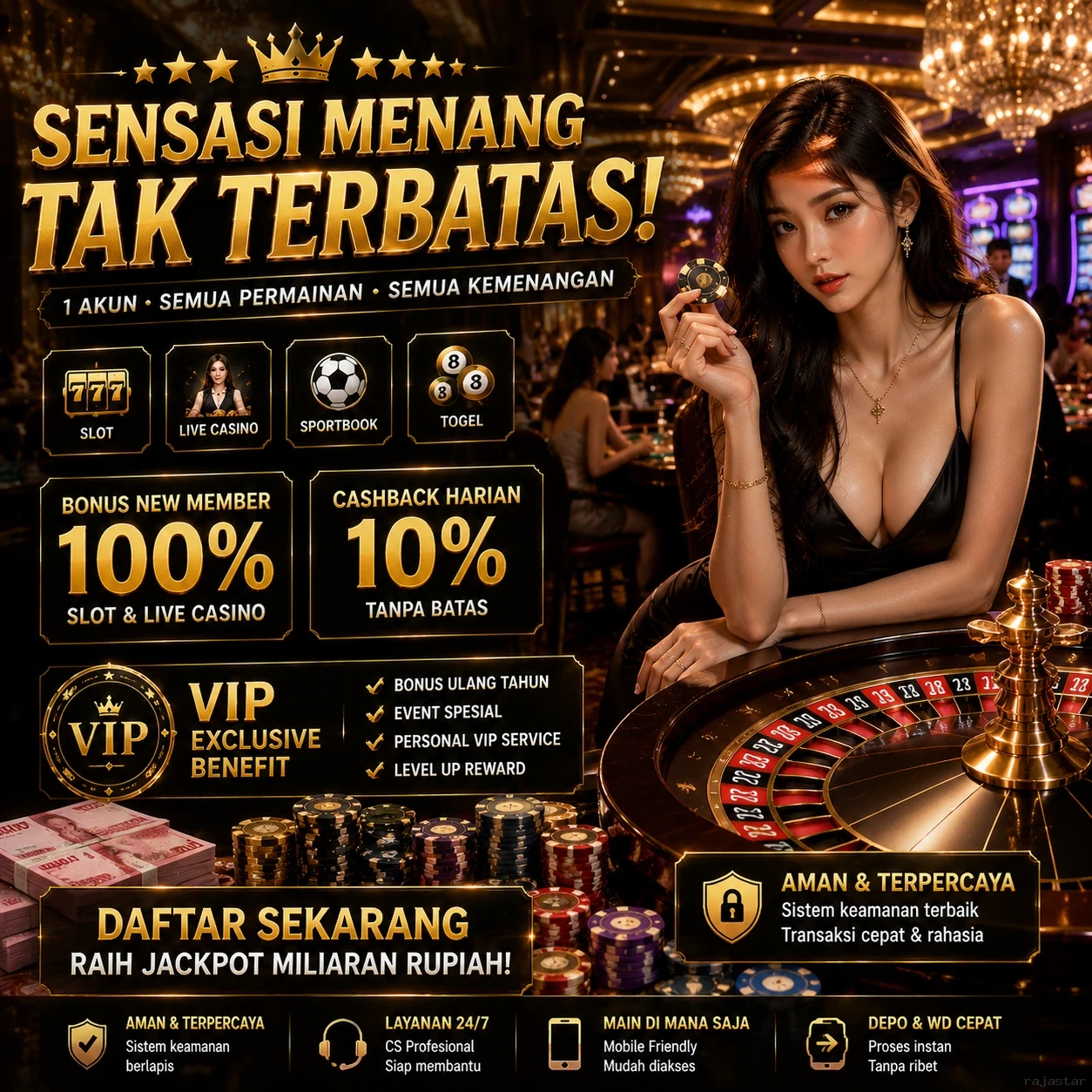rajastar Indonesia - Peningkatan performa dan UI/UX terbaru